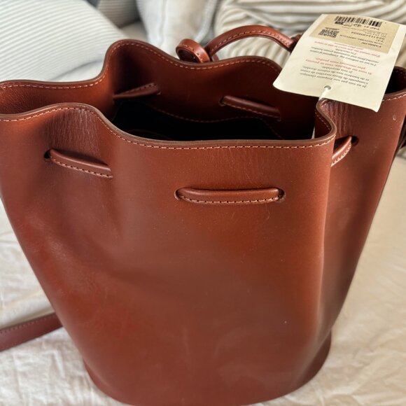 NWT Sezane Farrow Crossbody Bucket Bag - Picture 5 of 6
